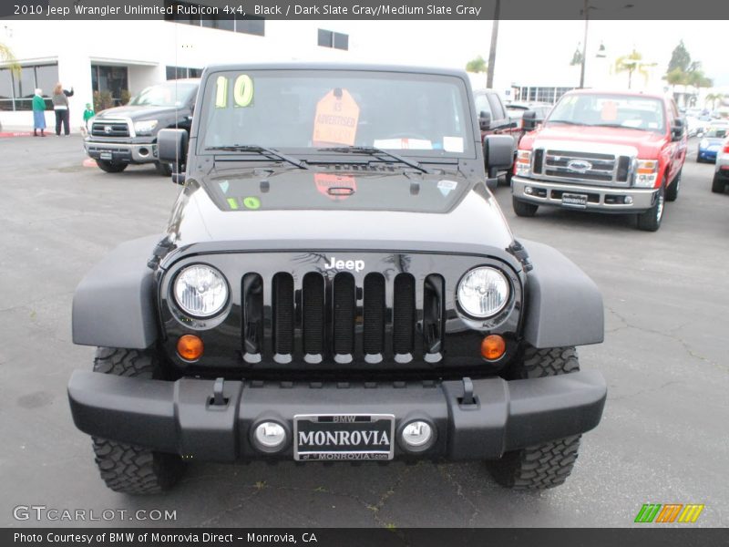Black / Dark Slate Gray/Medium Slate Gray 2010 Jeep Wrangler Unlimited Rubicon 4x4