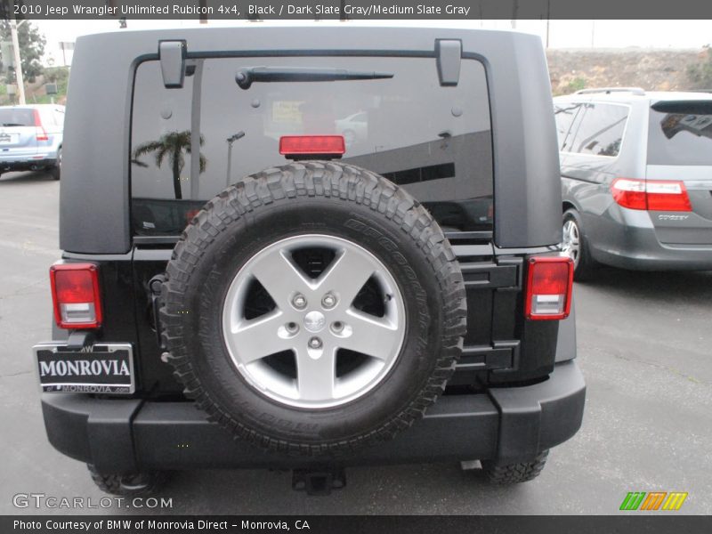 Black / Dark Slate Gray/Medium Slate Gray 2010 Jeep Wrangler Unlimited Rubicon 4x4