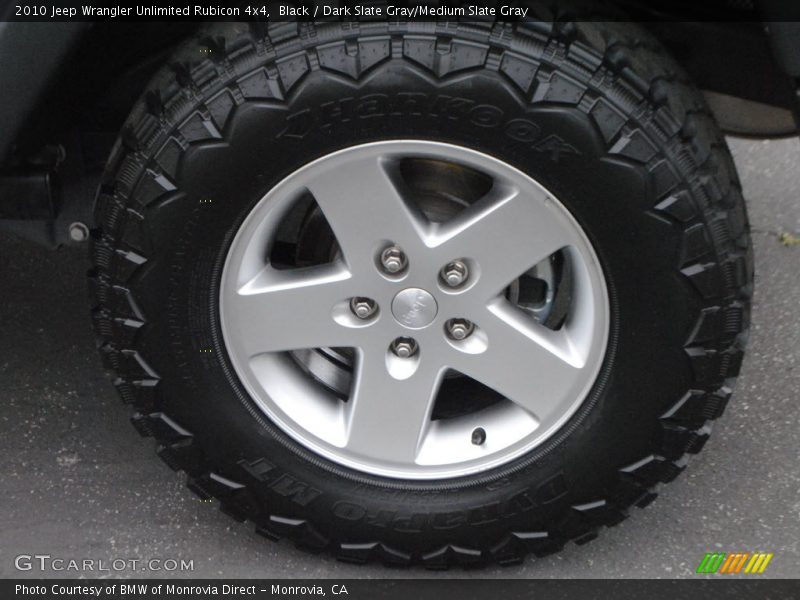 Black / Dark Slate Gray/Medium Slate Gray 2010 Jeep Wrangler Unlimited Rubicon 4x4