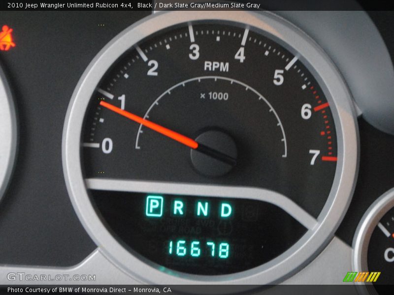 Black / Dark Slate Gray/Medium Slate Gray 2010 Jeep Wrangler Unlimited Rubicon 4x4