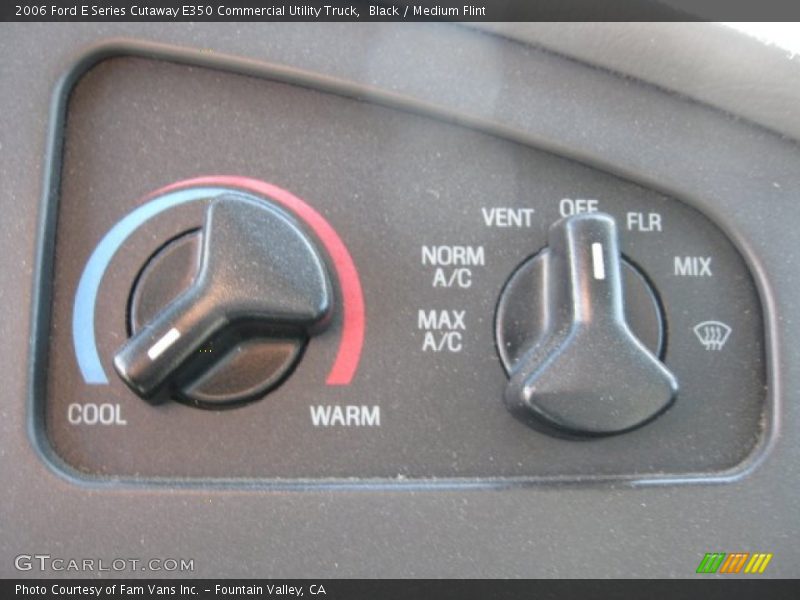 Black / Medium Flint 2006 Ford E Series Cutaway E350 Commercial Utility Truck