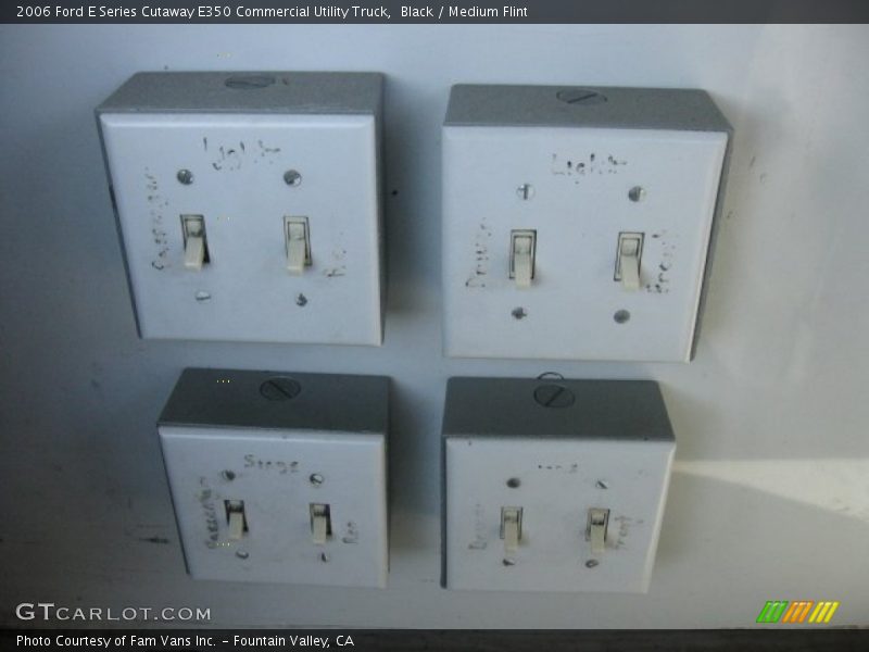 Black / Medium Flint 2006 Ford E Series Cutaway E350 Commercial Utility Truck