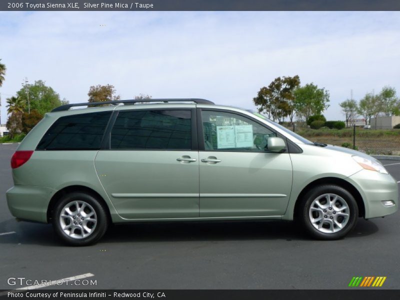 Silver Pine Mica / Taupe 2006 Toyota Sienna XLE
