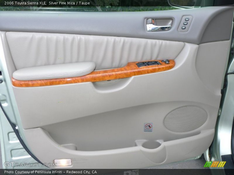Silver Pine Mica / Taupe 2006 Toyota Sienna XLE