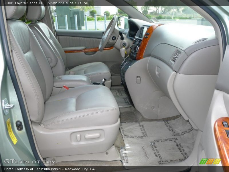 Silver Pine Mica / Taupe 2006 Toyota Sienna XLE