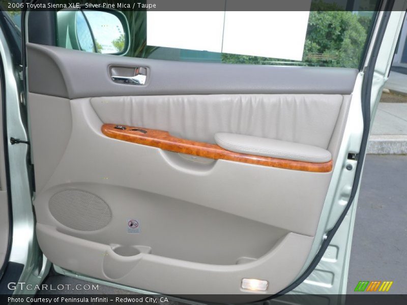 Silver Pine Mica / Taupe 2006 Toyota Sienna XLE