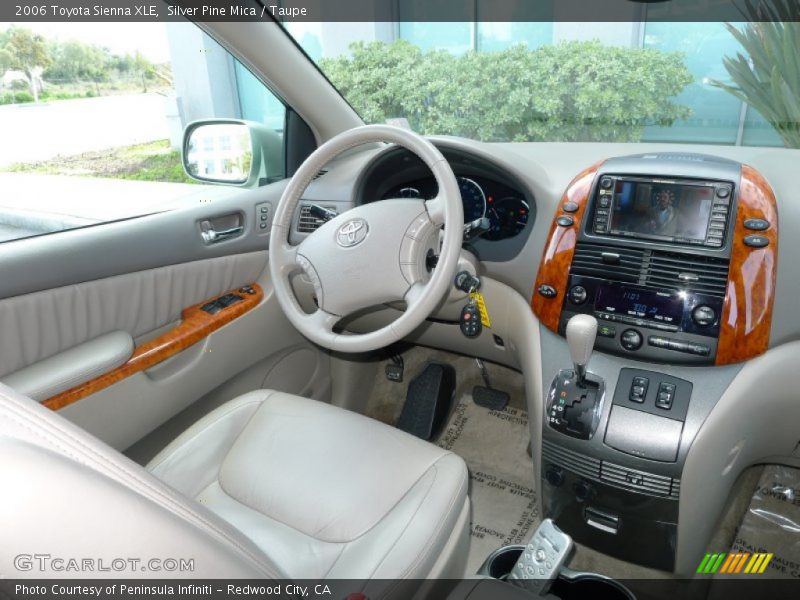 Silver Pine Mica / Taupe 2006 Toyota Sienna XLE