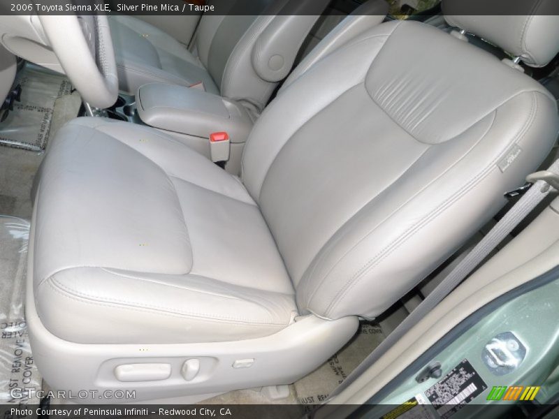 Silver Pine Mica / Taupe 2006 Toyota Sienna XLE
