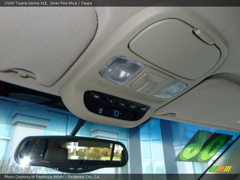 Silver Pine Mica / Taupe 2006 Toyota Sienna XLE