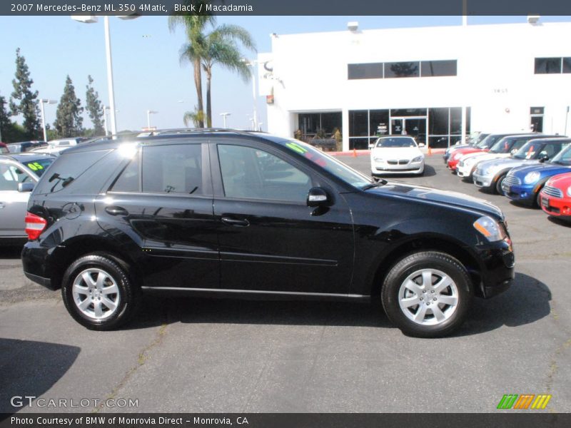 Black / Macadamia 2007 Mercedes-Benz ML 350 4Matic