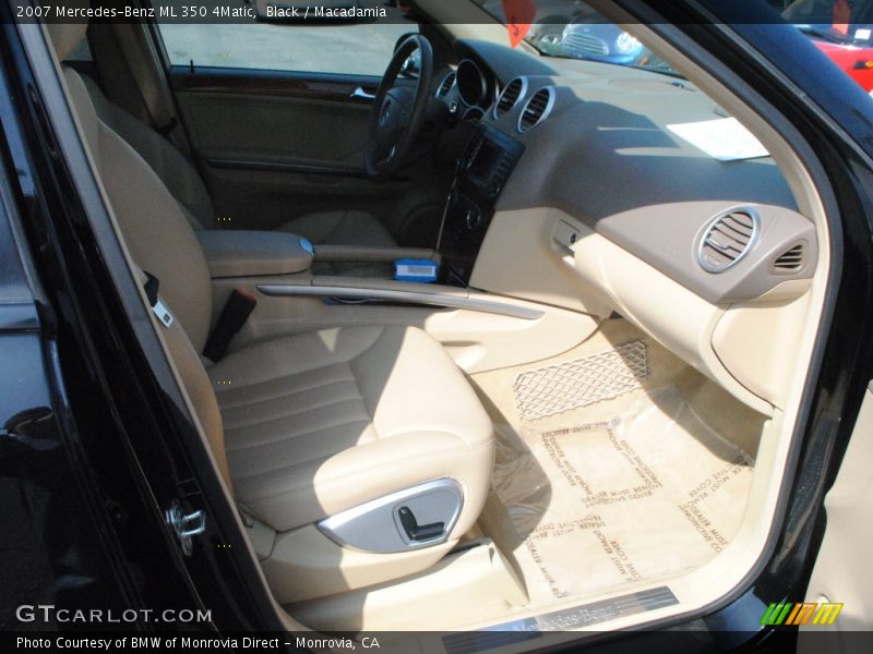 Black / Macadamia 2007 Mercedes-Benz ML 350 4Matic