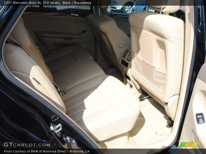 Black / Macadamia 2007 Mercedes-Benz ML 350 4Matic