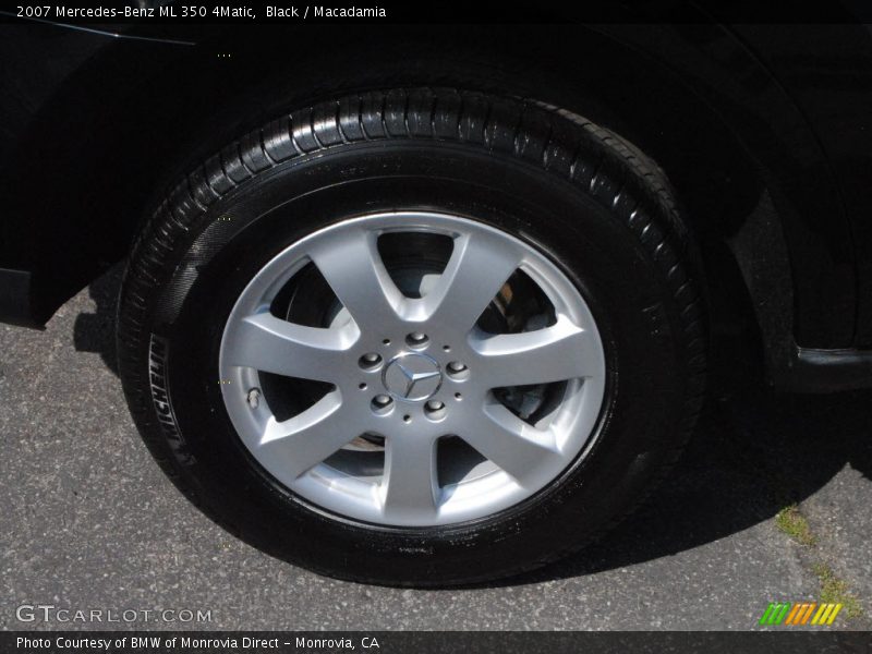 Black / Macadamia 2007 Mercedes-Benz ML 350 4Matic
