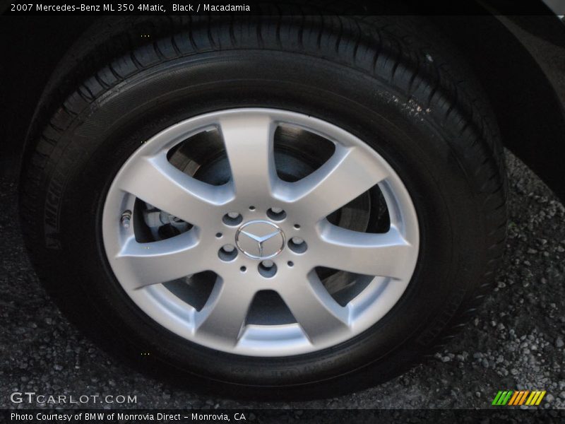 Black / Macadamia 2007 Mercedes-Benz ML 350 4Matic