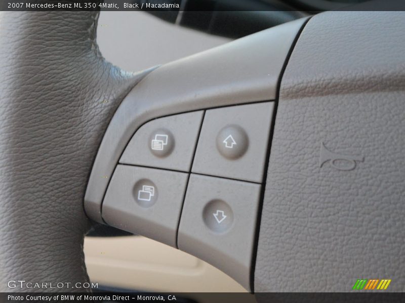 Black / Macadamia 2007 Mercedes-Benz ML 350 4Matic