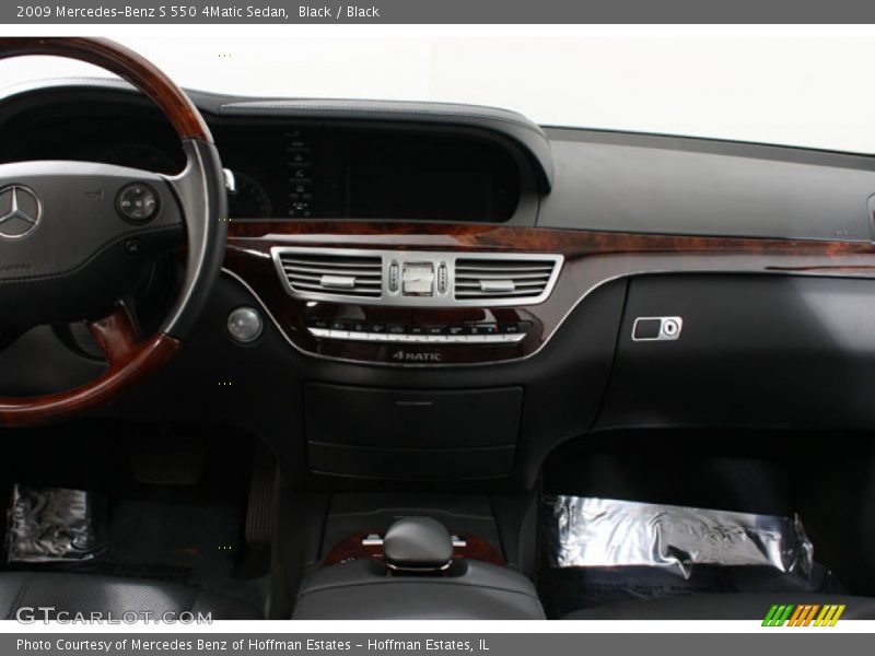 Black / Black 2009 Mercedes-Benz S 550 4Matic Sedan