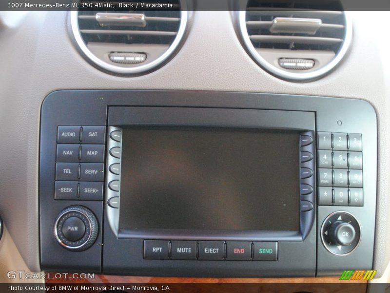 Black / Macadamia 2007 Mercedes-Benz ML 350 4Matic