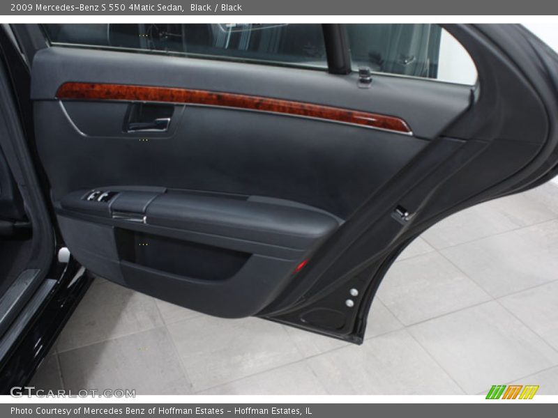 Black / Black 2009 Mercedes-Benz S 550 4Matic Sedan