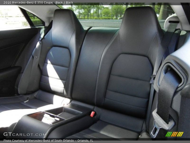 Black / Black 2010 Mercedes-Benz E 350 Coupe