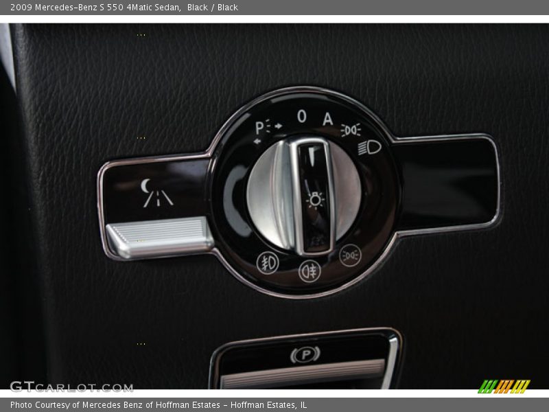 Black / Black 2009 Mercedes-Benz S 550 4Matic Sedan