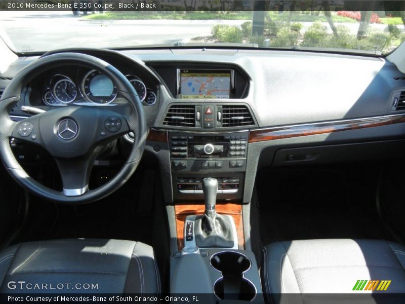 Black / Black 2010 Mercedes-Benz E 350 Coupe