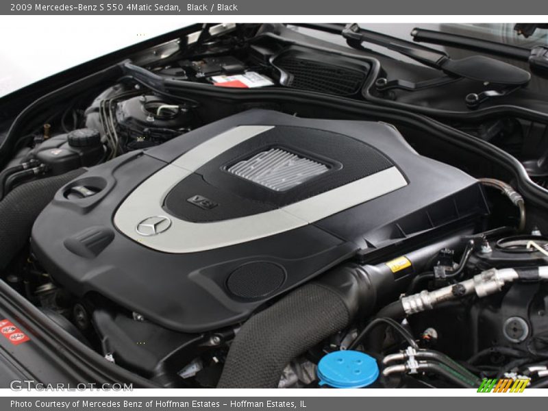 Black / Black 2009 Mercedes-Benz S 550 4Matic Sedan