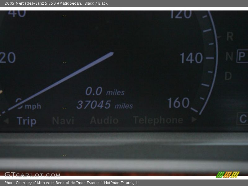 Black / Black 2009 Mercedes-Benz S 550 4Matic Sedan