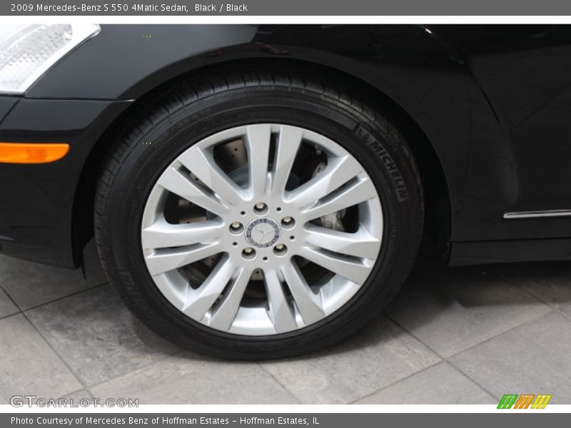 Black / Black 2009 Mercedes-Benz S 550 4Matic Sedan