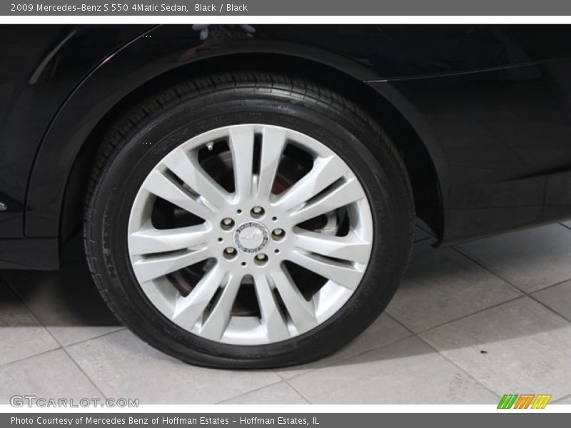 Black / Black 2009 Mercedes-Benz S 550 4Matic Sedan