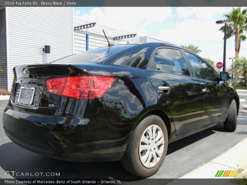 Ebony Black / Stone 2010 Kia Forte EX