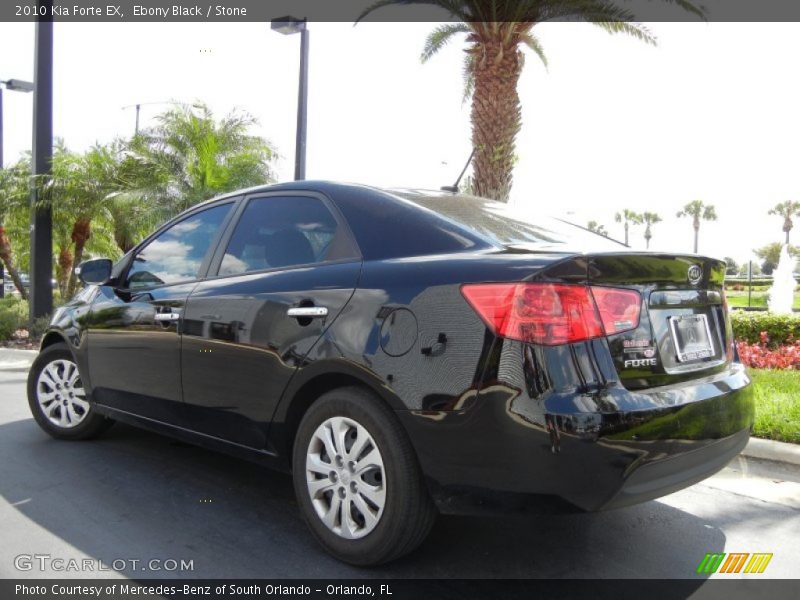 Ebony Black / Stone 2010 Kia Forte EX