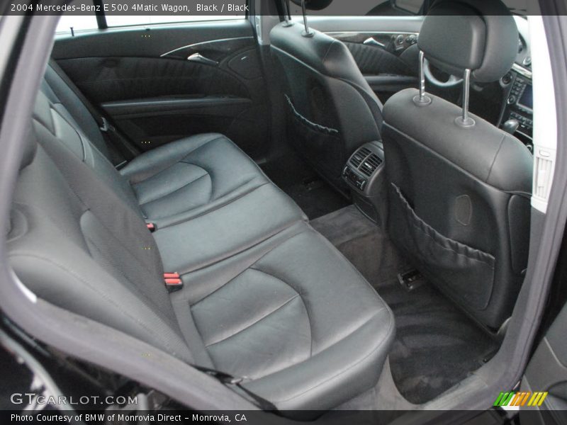  2004 E 500 4Matic Wagon Black Interior