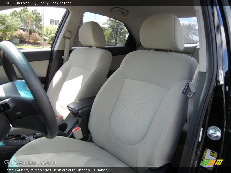Ebony Black / Stone 2010 Kia Forte EX
