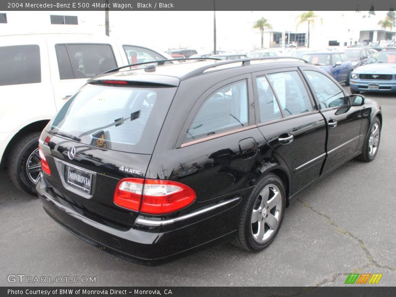 Black / Black 2004 Mercedes-Benz E 500 4Matic Wagon