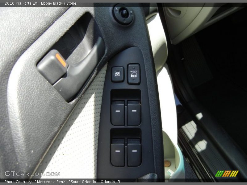 Ebony Black / Stone 2010 Kia Forte EX