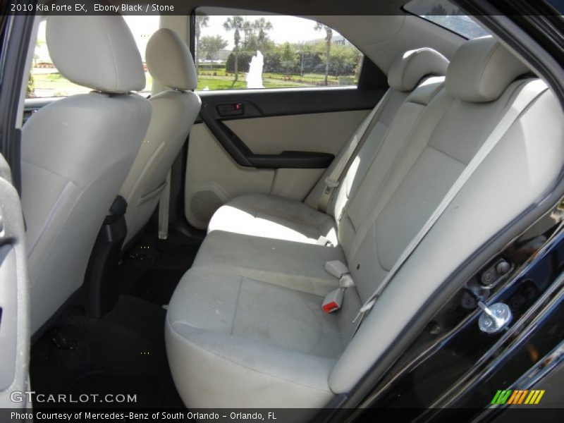 Ebony Black / Stone 2010 Kia Forte EX