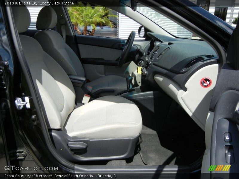 Ebony Black / Stone 2010 Kia Forte EX