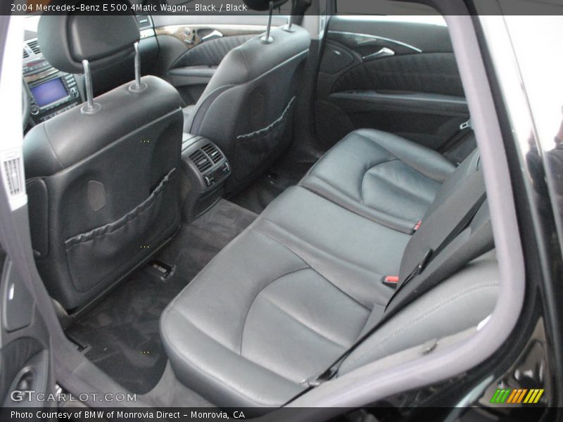  2004 E 500 4Matic Wagon Black Interior