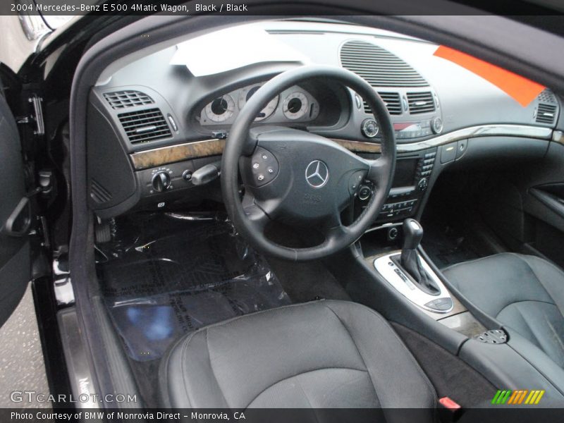  2004 E 500 4Matic Wagon Black Interior