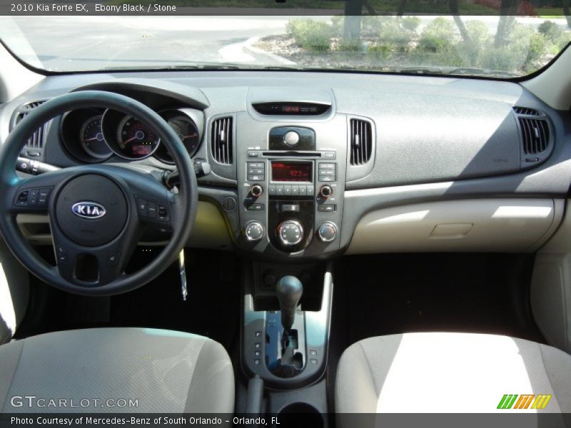 Ebony Black / Stone 2010 Kia Forte EX