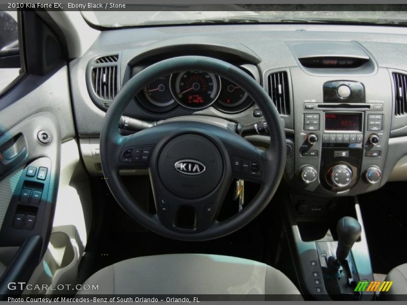 Ebony Black / Stone 2010 Kia Forte EX