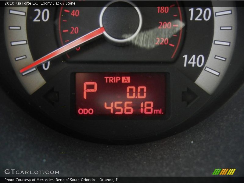 Ebony Black / Stone 2010 Kia Forte EX