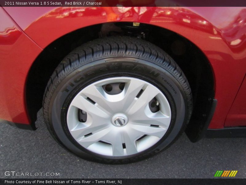 Red Brick / Charcoal 2011 Nissan Versa 1.8 S Sedan