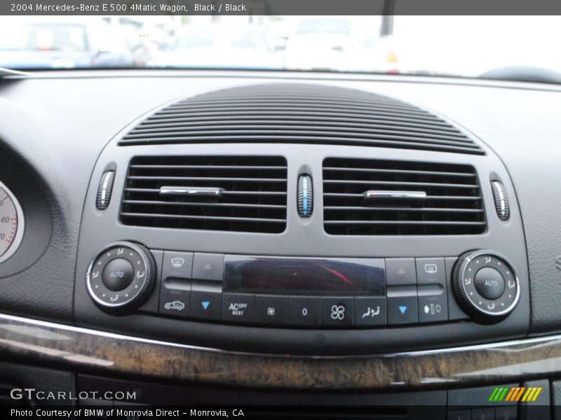 Controls of 2004 E 500 4Matic Wagon