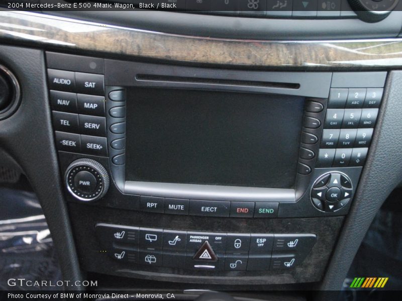 Controls of 2004 E 500 4Matic Wagon