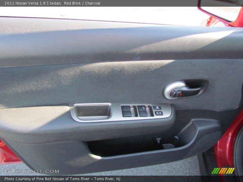 Red Brick / Charcoal 2011 Nissan Versa 1.8 S Sedan