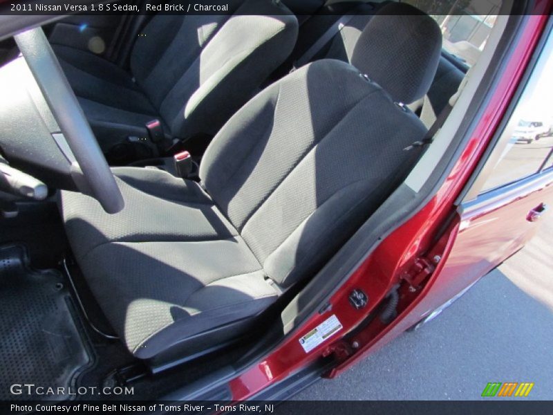 Red Brick / Charcoal 2011 Nissan Versa 1.8 S Sedan