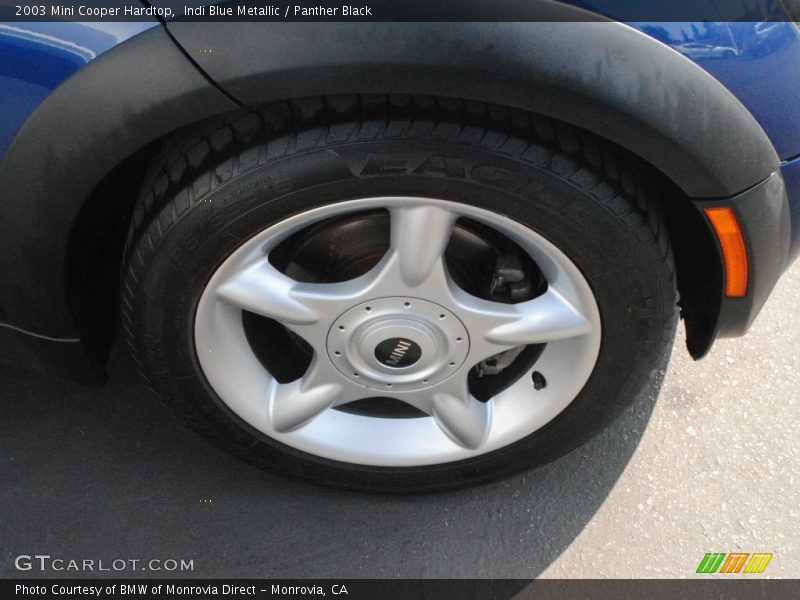 Indi Blue Metallic / Panther Black 2003 Mini Cooper Hardtop