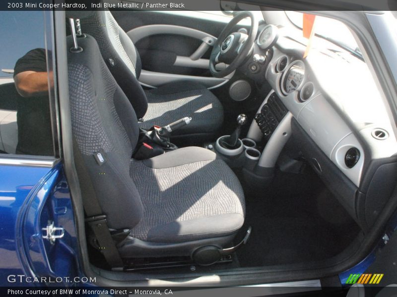 Indi Blue Metallic / Panther Black 2003 Mini Cooper Hardtop