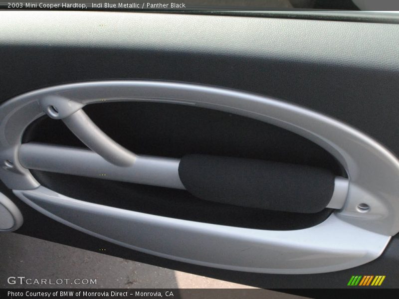 Indi Blue Metallic / Panther Black 2003 Mini Cooper Hardtop